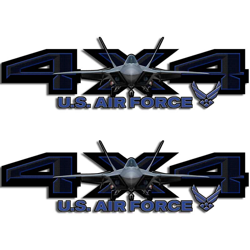 Air Force 4x4 Ford F-150 Truck Decal Set