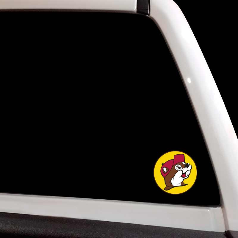 Buc-ees Beaver Gas Station Logo Decal