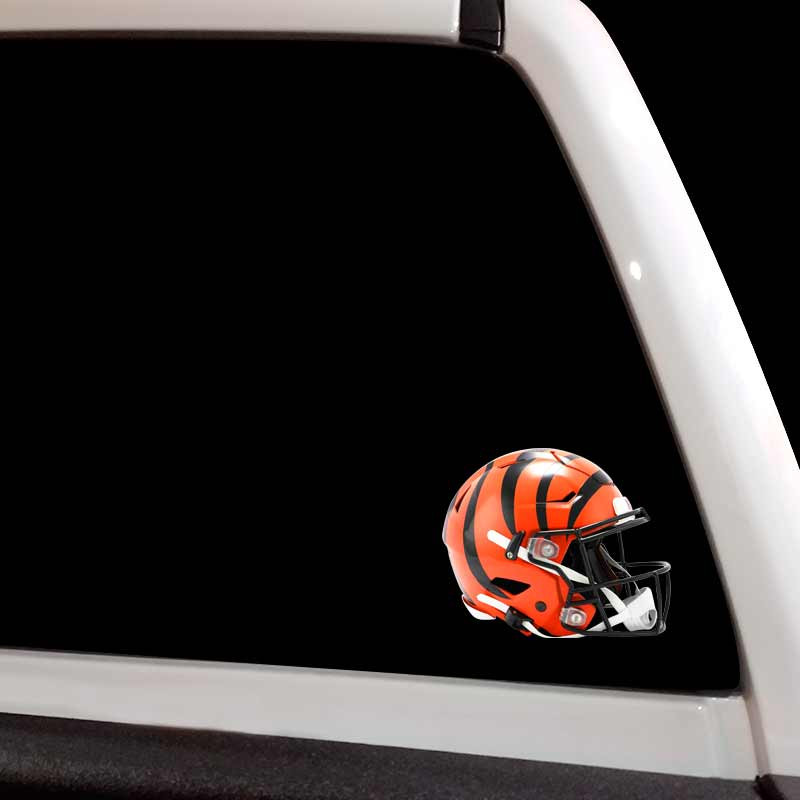 Cincinnati Bengals Orange Football Helmet Decal