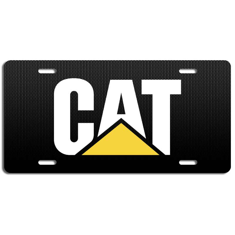 CAT Construction Caterpillar Novelty License Plate