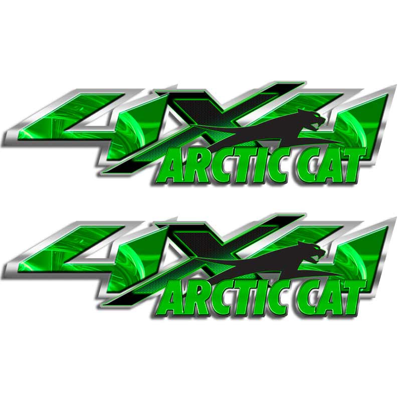 Arctic Cat Sticker 4x4 Truck Decal Snowmobile ATV Set