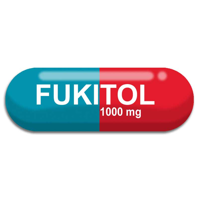 Fukitol Sticker – Funny Vinyl Decal – Prescription Pill Parody – WarlordOne