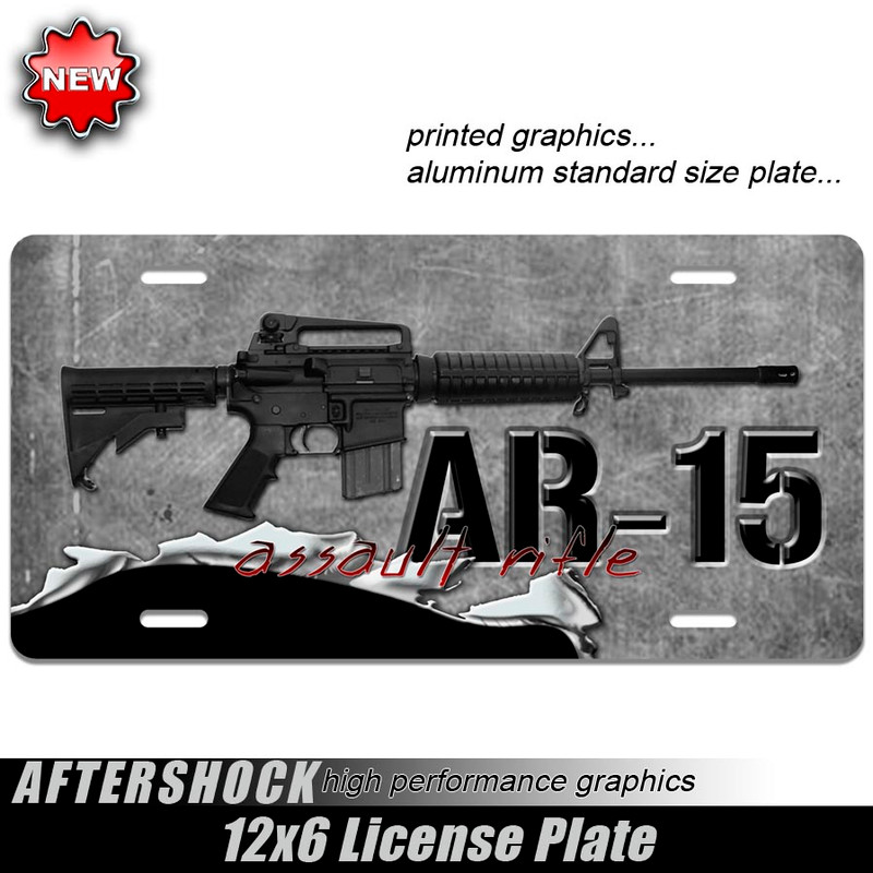 AR-15 Assault Rifle Plate