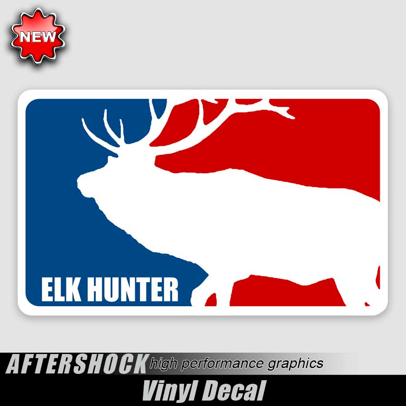 Elk Hunter Logo Sticker