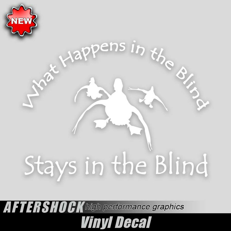 Funny Blind Happens Duck Sticker