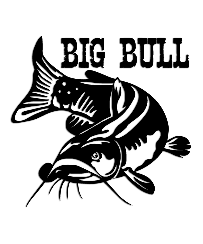 Bullhead Catfish Sticker "Big Bull"