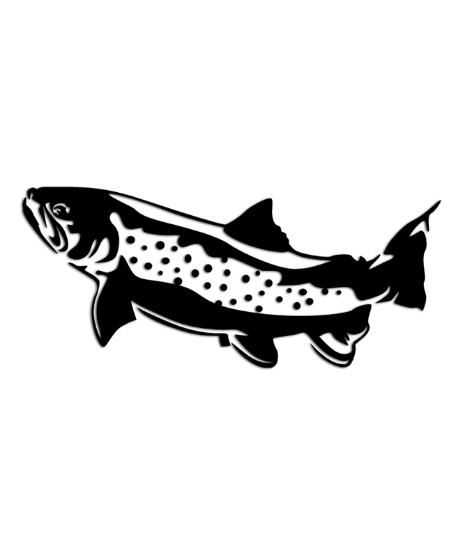 Trout Fishing Sticker