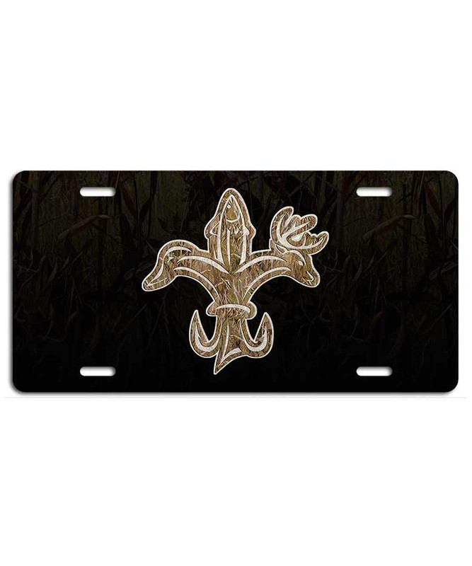 Louisiana Sportsman Camo Plate