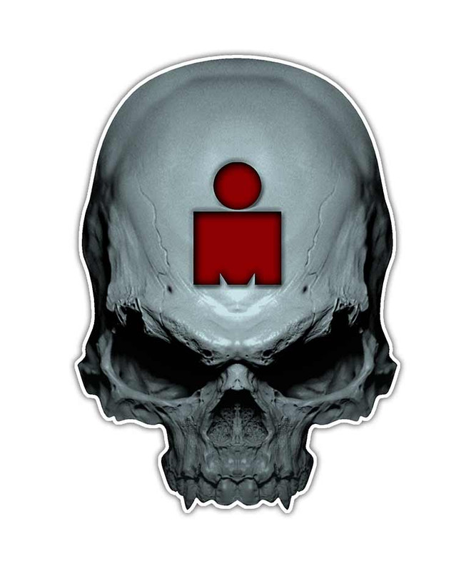 Ironman Skull Sticker