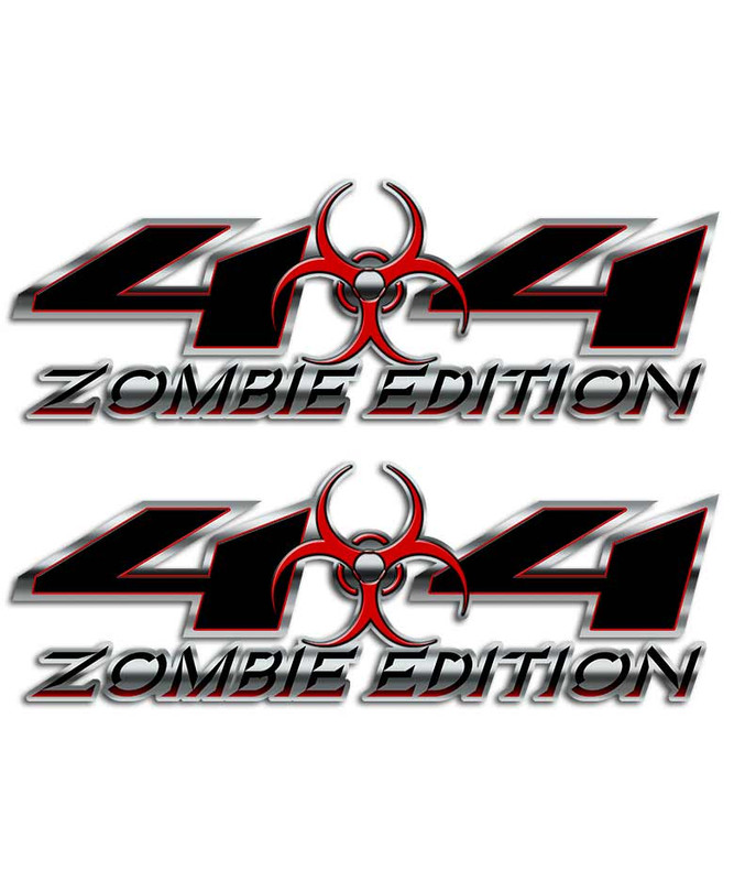 6X Adesivi Adesivo Sticker Moto Auto Biker Casco Biohazard Zombie - Foto 5