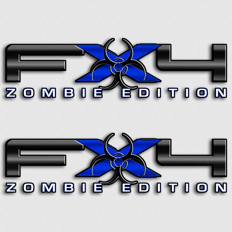 FX4 Zombie F150 Green Decal Set