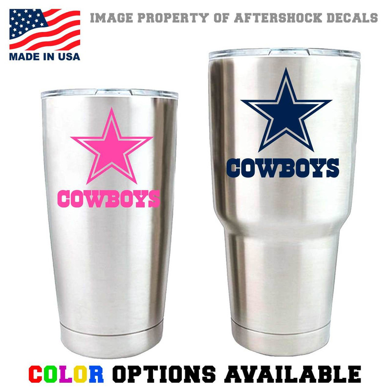 Dallas cowboys decals for cups Clearance
