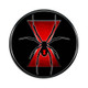 Black Widow Spider Hourglass Circle Decal