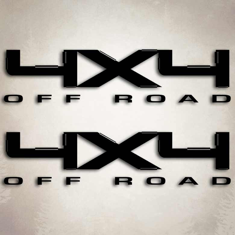 4x4 Ford Truck Decals | F-150 Off Road Vinyl Sticker Set