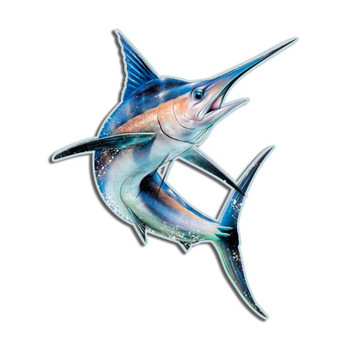 CUSTOM SIZE COLOR for CARS,TRUCKS Marlin Fish Design Vinyl Decal Set 2 CUSTOM SIZE COLOR for CARS,TRUCKS Marlin Fish Design Vinyl Decal Set 2