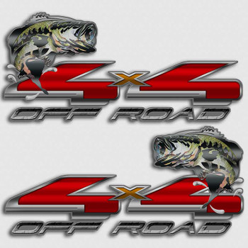 Platinum Edition F-150 Fishing Decals 4x4 Bass Truck 