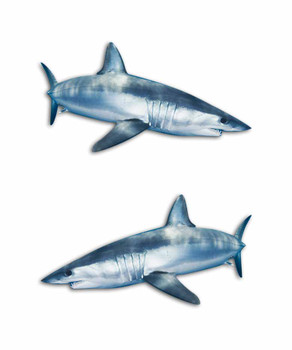 Mako Shark Ocean Fishing Decals