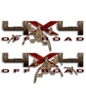 F-150 Max Grass 4x4 Duck Stickers - Aftershock Decals