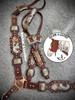 In Stock - Cowhide Rockin A Sunflower Aztec Tack Set