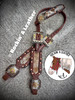 In Stock - Cowhide Rockin A Sunflower Aztec Tack Set