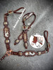 In Stock - Cowhide Rockin A Sunflower Aztec Tack Set
