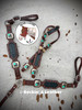 In Stock - Tack Set - Square Style with Black Gator inlay