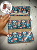 In Stock - Tri-Fold Wallet - Sugar Skulls