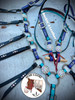 In Stock - Ring Style Tack Set - Purple & Teal