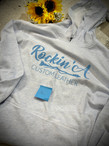 Lightweight Hoodie - Size X Large w/ Turquoise Logo