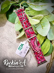 In Stock - Watch Band 38/40MM - Flamingo Gator