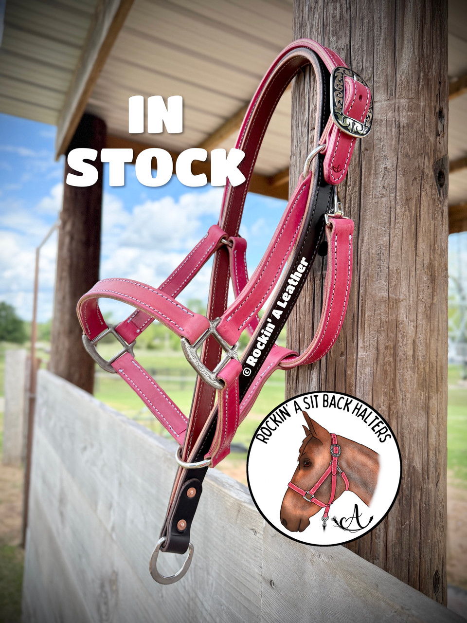 (タケ)￼新古品 リラックスフィット HORSE LEATHER Bronc Halter