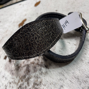 In Stock - Hobble Straps - Black Crackle