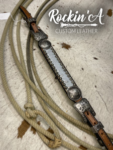 In Stock - Traditional Witherstrap - Sky Grey Gator