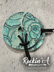 In Stock - Bit Guards - Turquoise Floral