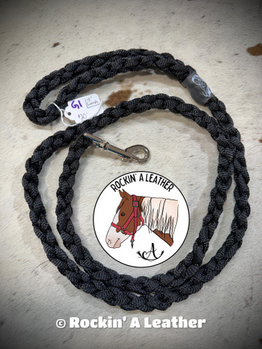 In Stock - Mule Tape Dog Leash - Black