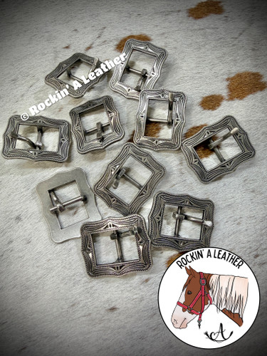 Hardware - 10pcs 3/4" Buckle - Antique Square ($4 per buckle) 