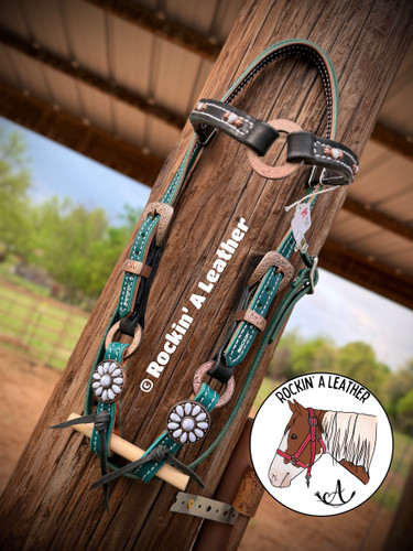 In Stock - Ring Style Browband Headstall A9