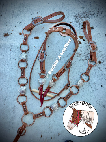 In Stock - Ring Style Tack Set - Hearts