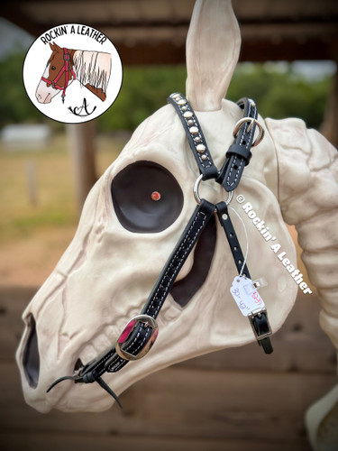 In Stock - Rockin A' Barcoo Headstall - A2 Tie Ends
