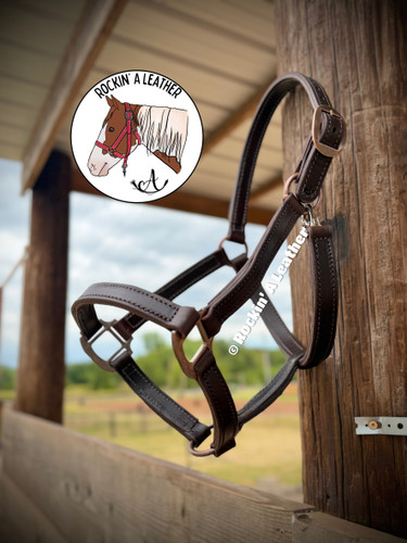 In Stock - AVERAGE - Dark-Dark Oil Halter  - H8 - & Option to Add Sit Back