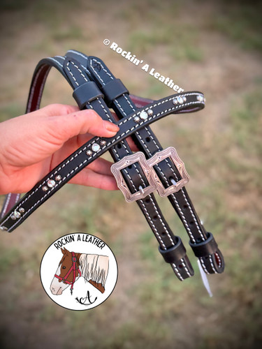 In Stock - Barrel Racer Length Reins -  Black