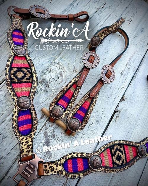 Easy Order Tack Set - Serape & Cheetah