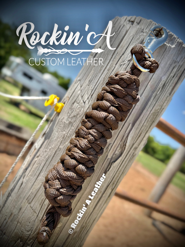 Muel Tape Brown Lead Rope