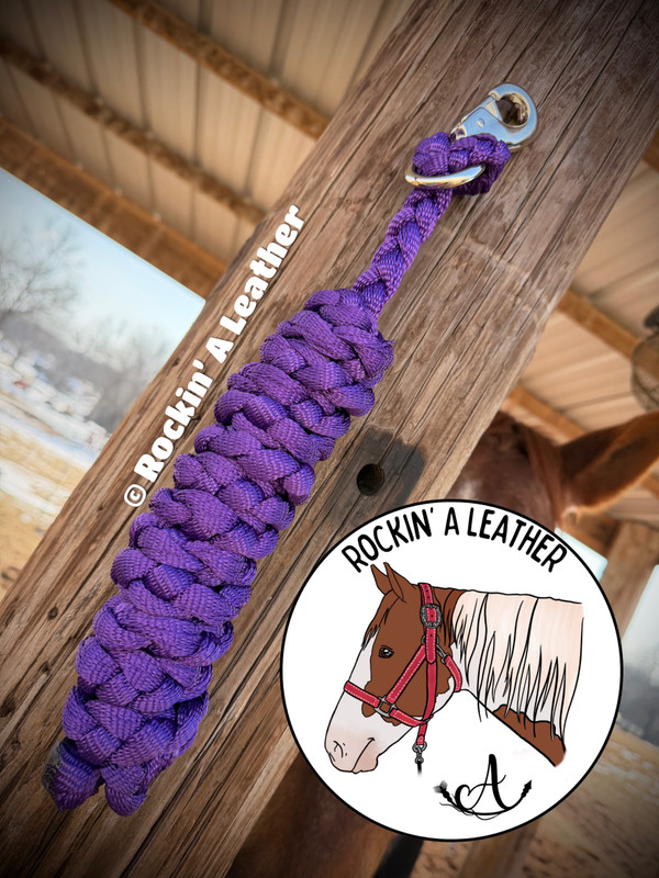 Mule Tape Purple Lead Rope