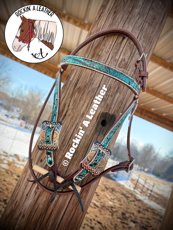 Rockin A' Barcoo Headstall - B12