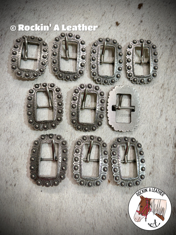 Hardware - 10pcs 3/4" Buckle - Long Berry Cart Antique