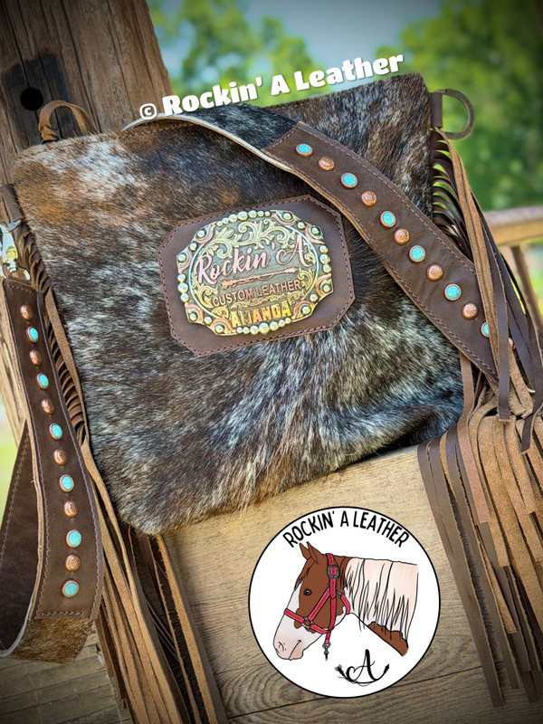 In Stock - Buckle Purse With Fringe