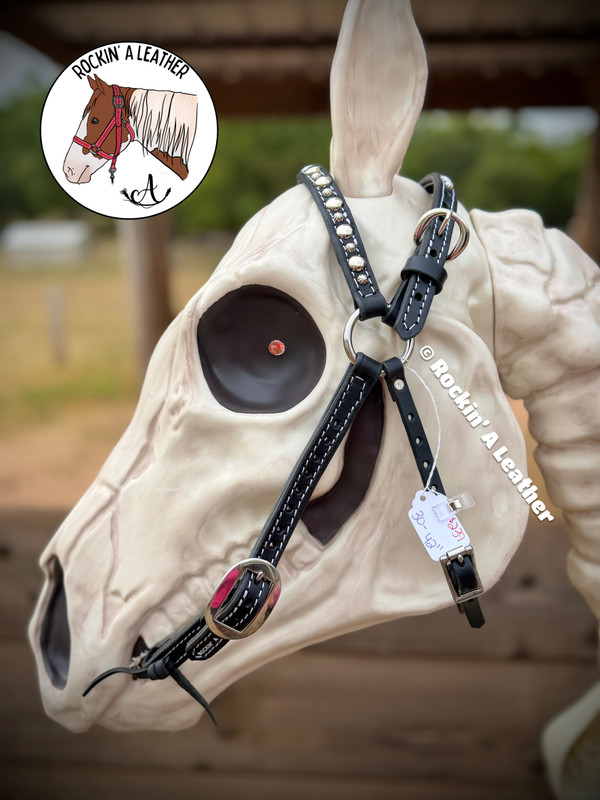 In Stock - Rockin A' Barcoo Headstall - A2 Tie Ends