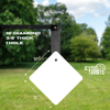 10" Diamond 3/8" Thick 1 Hole AR500 Steel Target