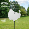 Turkey 3/8" Thick Slotted Hook AR500 Steel Target